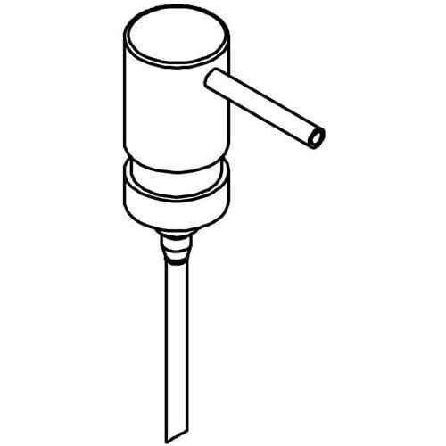 HEWI replacement pump head for System 162 and 900 Art. 162.06.E01