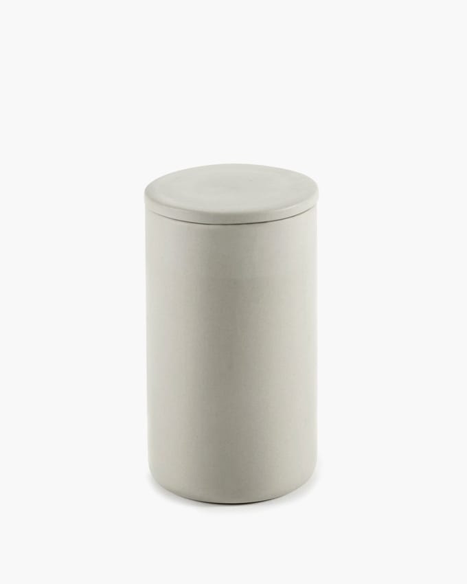 Serax - Bertrand Lejoly - Cose - Rond potje met deksel L - Beige - H 12,6cm - 7 Ø