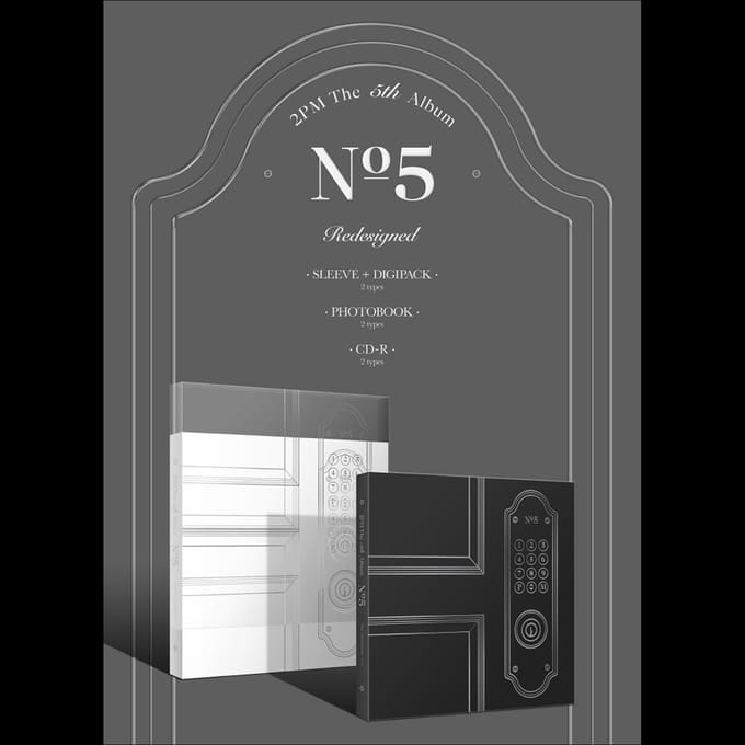 14.00 uur - Het 5e album nr. 5 opnieuw ontworpen RANDOM 1PCS gray