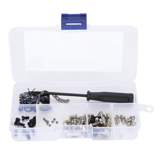Naaimachine Schroefset Shuttle Granaatscherven Naaldplaat Bevestiging Naaimachine Accessoires white