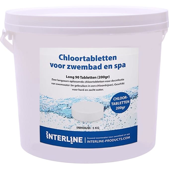 Interline Chloortabletten Long90 200gram/5kg