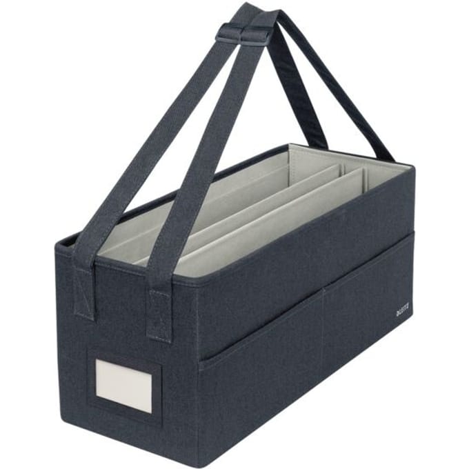 Leitz Stoffen Hot Desking Opbergtas - Fluweel Grijs
