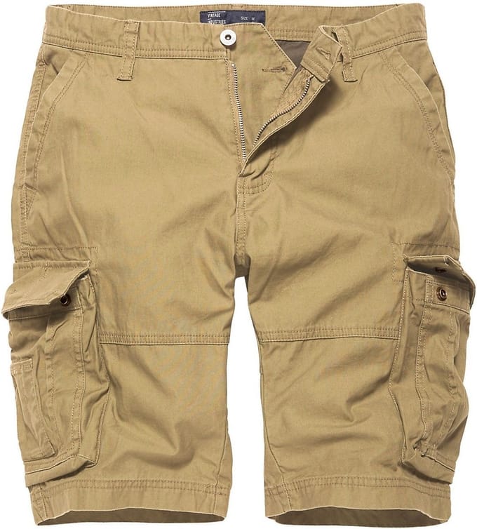 Vintage Industries Rowing shorts dark khaki M