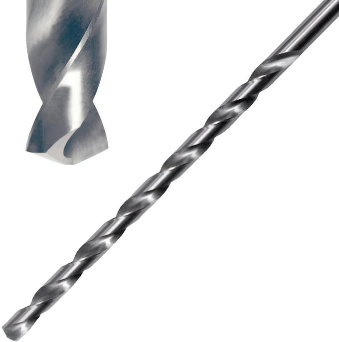 Extra lange spiraalboor Ø 2-13 mm voor metaalbewerking