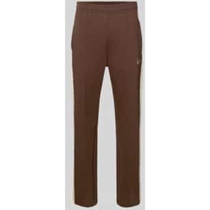 straight fit sweatpants met gestikt logo