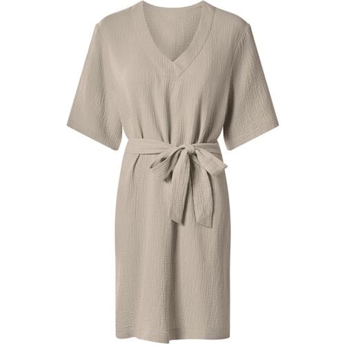 ESMARA Mousseline dames jurk (Beige, S (36/38))