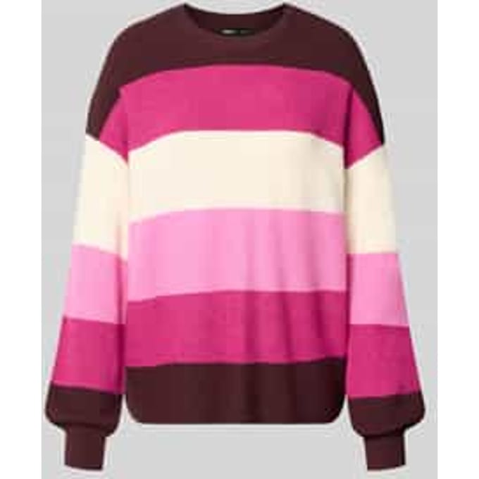Regular fit pullover van viscosemix model 'LATIA'