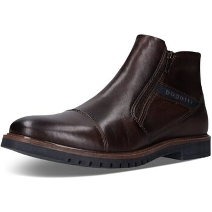 Boots van leermix model 'Caj'