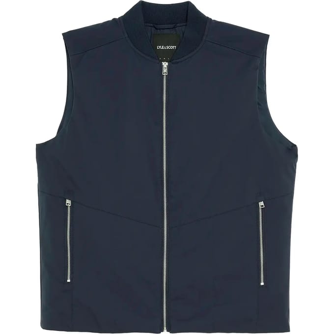 Lyle & Scott Quilted Shell Gilet Dark Navy Taglia: M | Giacche Outlet | Uomo | Blu