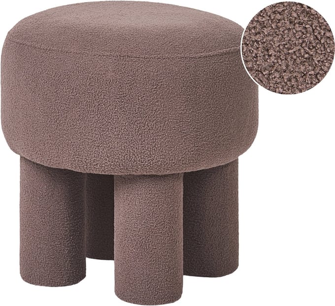 CANBY - Hocker - Bruin - Bouclé