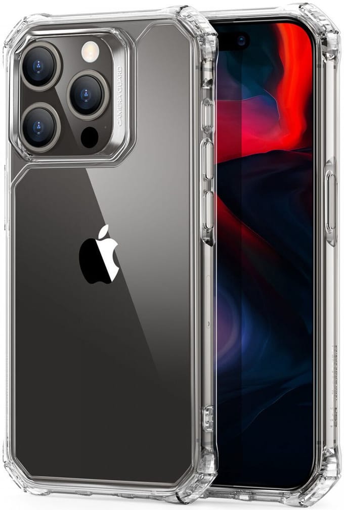 ESR Air Armor Back Cover Hoesje Transparant Geschikt voor Apple iPhone 15 Pro Max