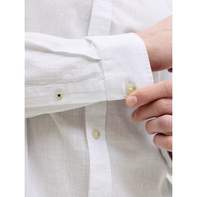 Jack & Jones Summer Linen Blend LS Overhemd Heren - Maat L
