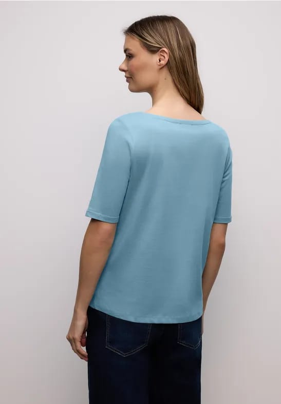 Shirt met boothals