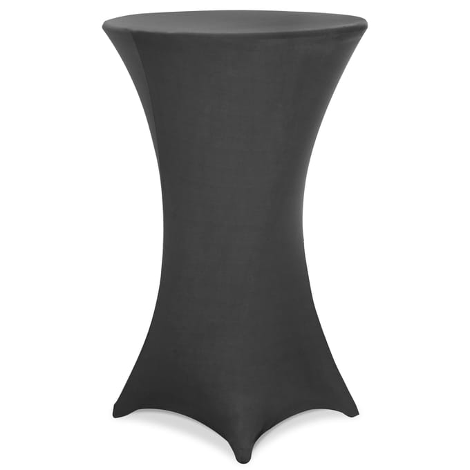 Statafelrok - Stretch 30°C Wasbaar Ø 70cm - Antraciet