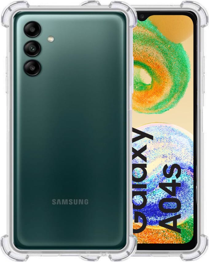 Hoesje geschikt voor Samsung A04s – Extreme Shock Case – Cover Transparant