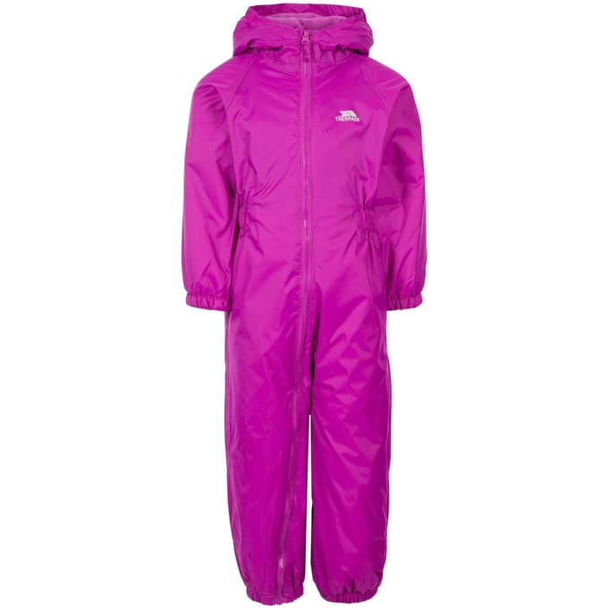 Trespass Baby's knop Regenpak (Paarse Orchidee)