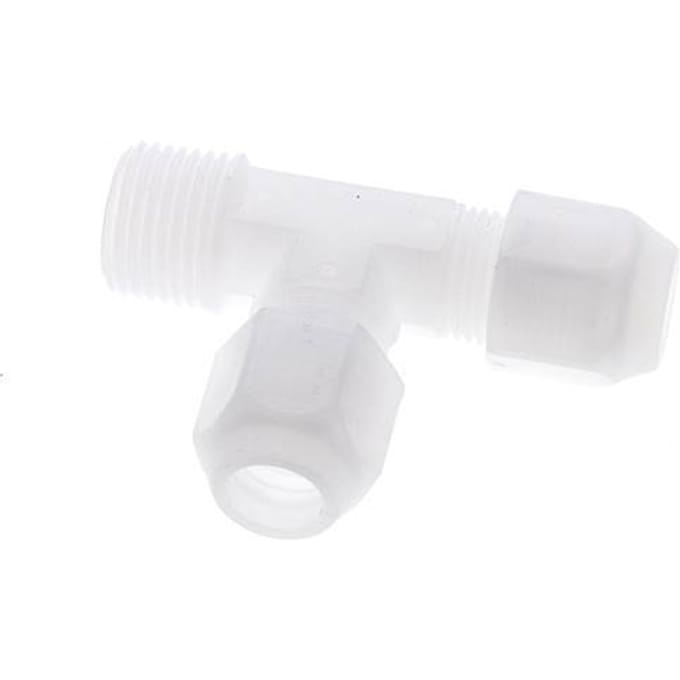 10x12mm & R1/2'' PP haakse slangkoppeling met buitendraad 10bar/145psi