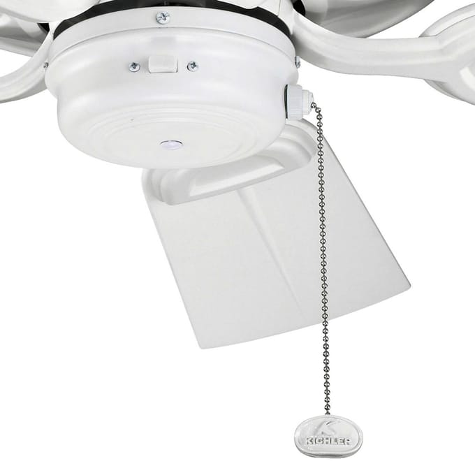 Plafondventilator met verlichting - Kevlar - 42in / 107cm ventilator - mat wit
