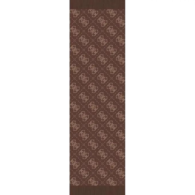 GUESS Dames Sjaal 70 x 190 cm - Brown Logo