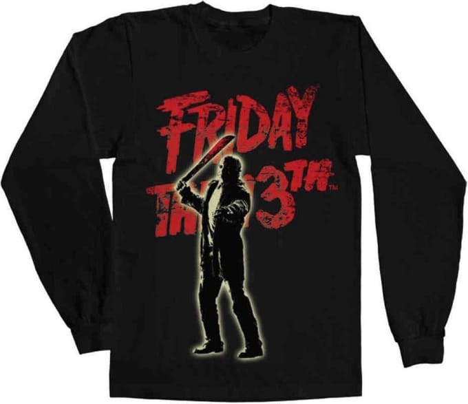 Friday The 13th Sweater/trui -L- Jason Voorhees Zwart