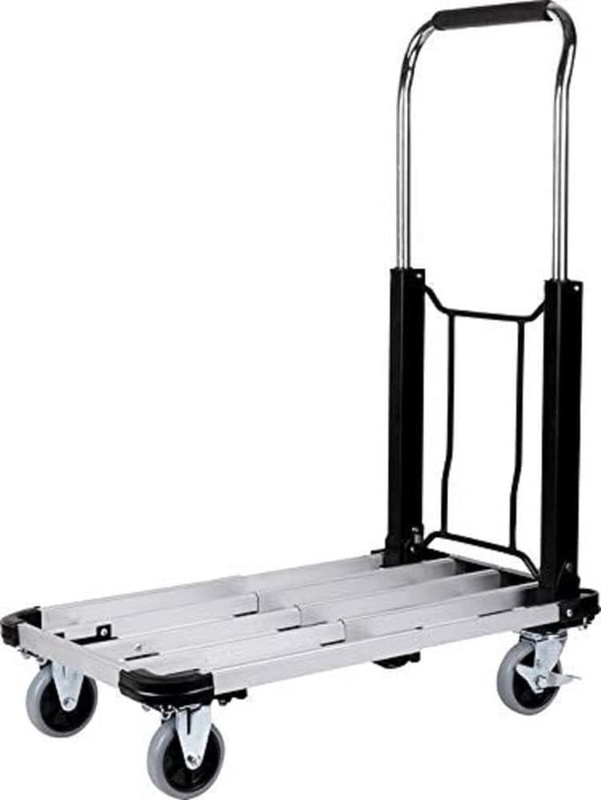 Opvouwbare platformwagen voor transport - 150 kilo capaciteit