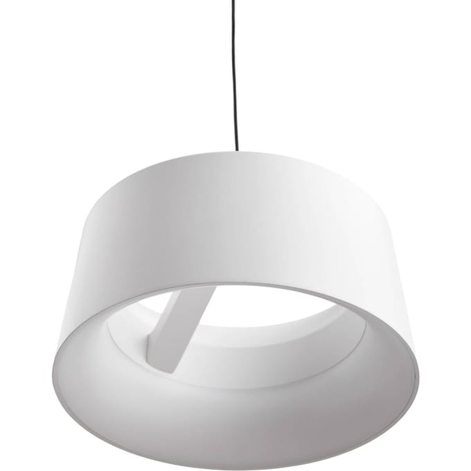 LOOM DESIGN LED hanglamp Cookie, wit, aluminium Ø 15 cm