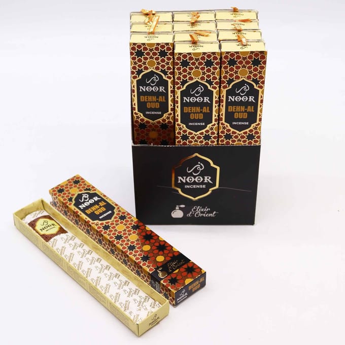 5x Oud Incense Dehn Al Oud Noor Oud