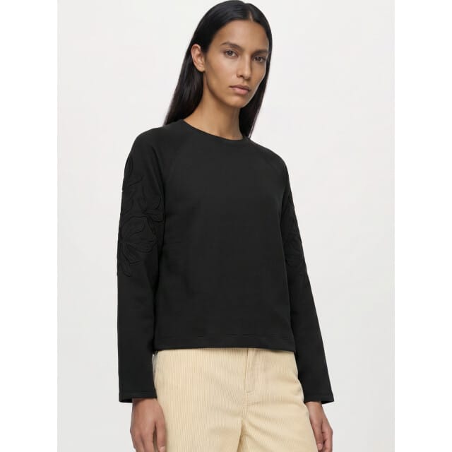 Object Objandrea re l/s o-neck emb top noo