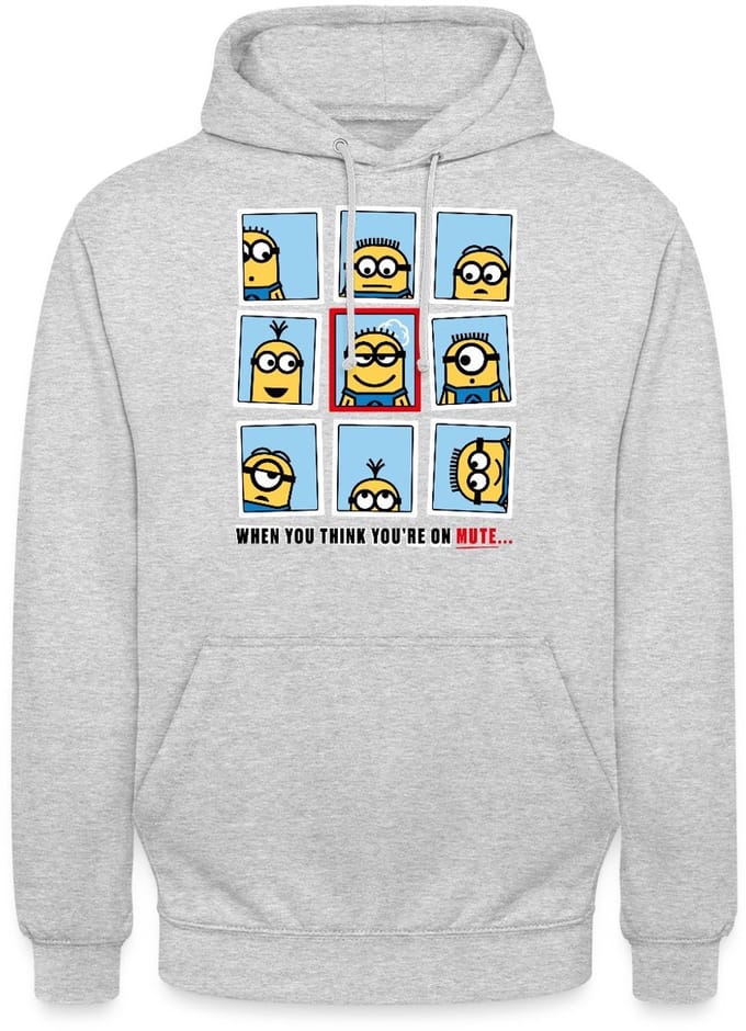 Minions Thuis Kantoor Problemen Hoodie Unisex