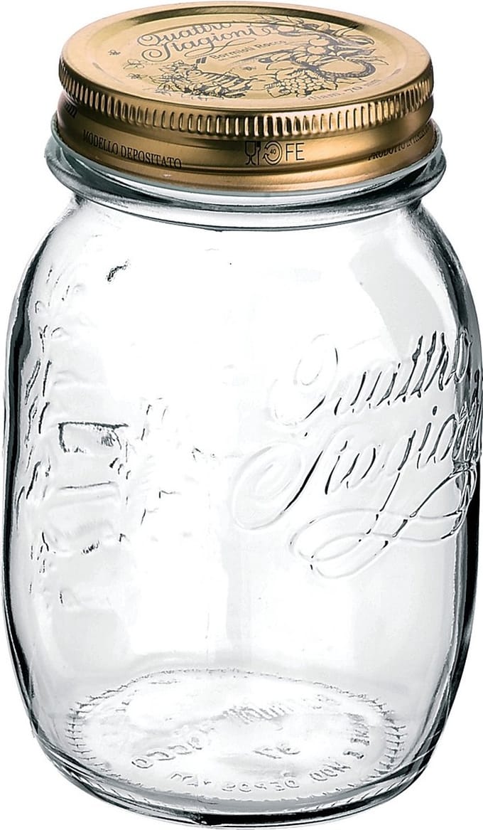 Bocal en verre avec couvercle Quattro Stagioni fi70 - 1 pièce 500ml