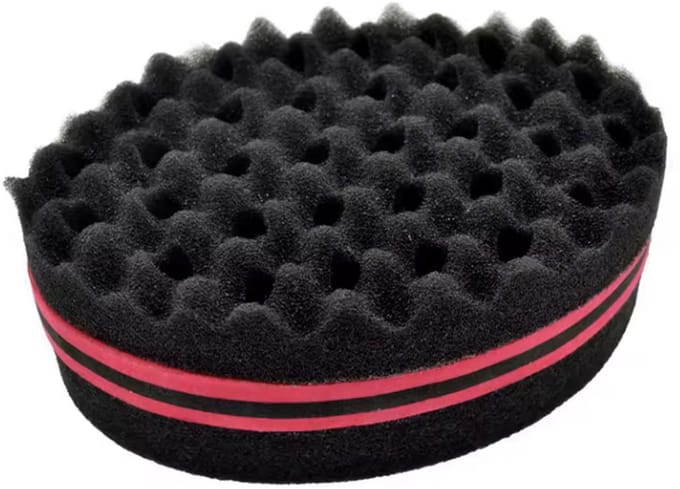Afro haarspons - Haarborstelspons - Afrohaar - Spons - Dubbelzijdig - 14CM - CHPN