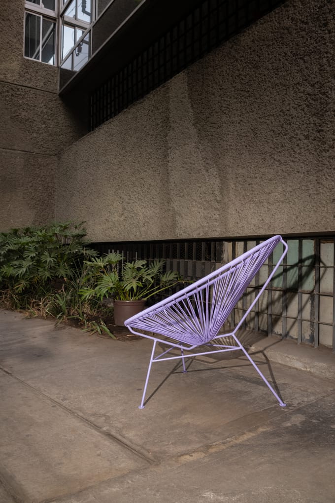 AcapulcoDesign - Acapulco Chair Klassiek - Algodones - violet