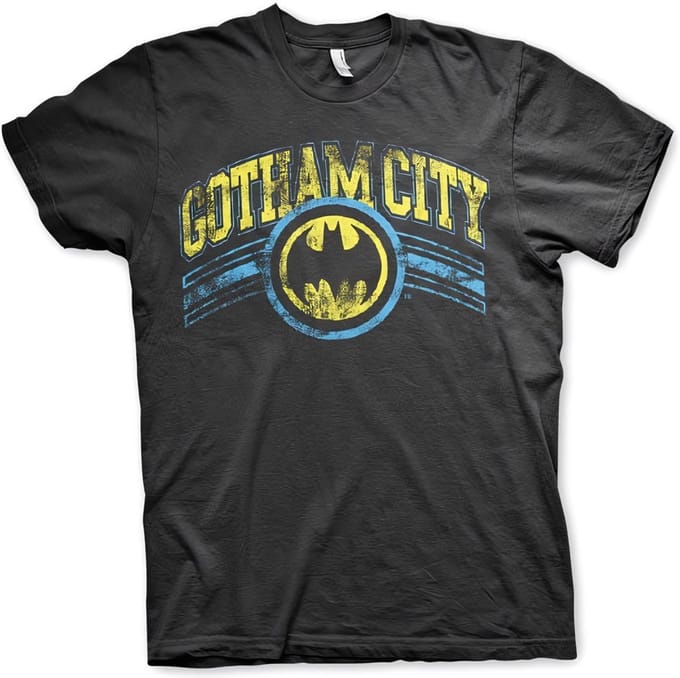 DC Comics Batman Heren Tshirt -M- Gotham City Zwart