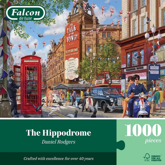 Hippodrome Puzzel van 1000 Stukken – Nostalgisch Londen