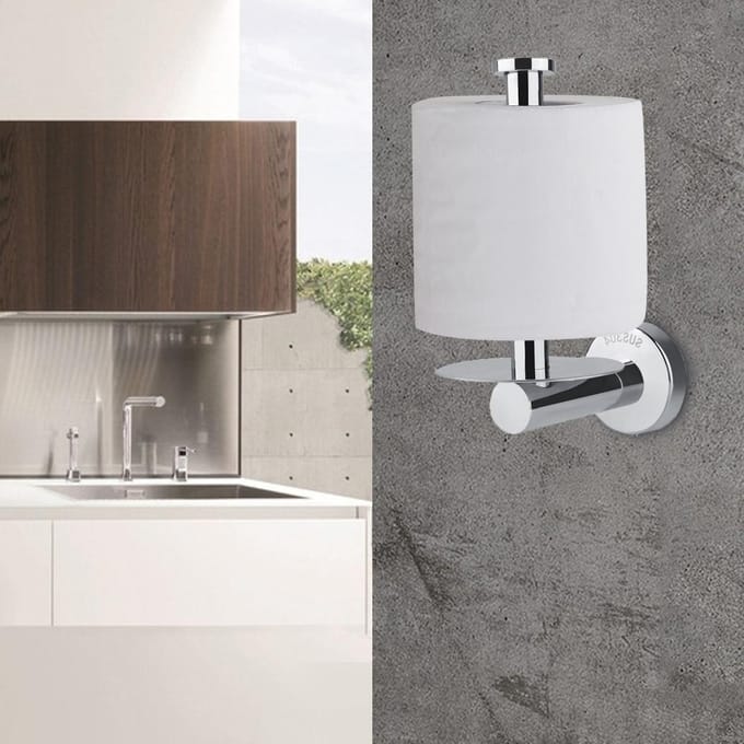 Wandmontage RVS Toiletpapierhouder Tissuepapier Dispenser gray