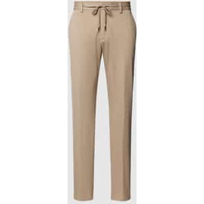 Slim fit joggingbroek van elastische jersey, model 'S.O JOGG'