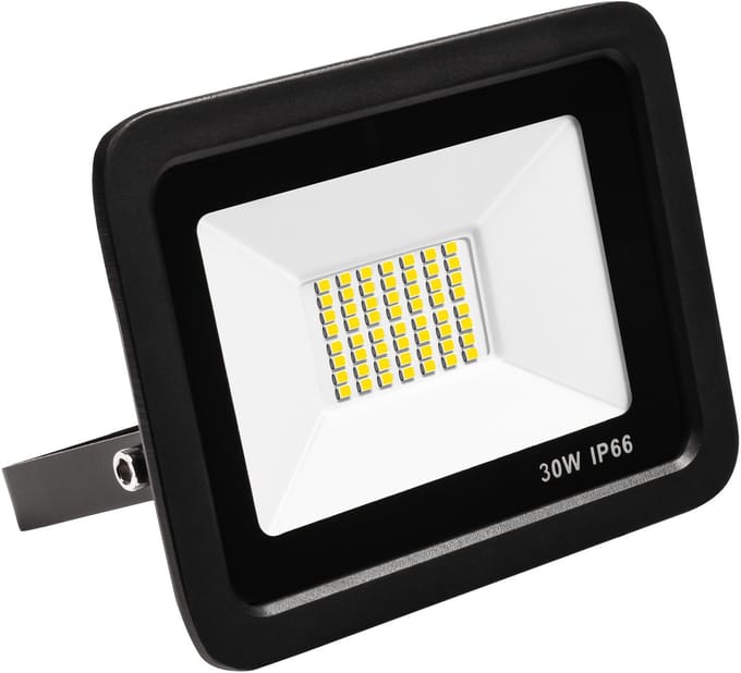 LED Breedstraler 2 stuks 30W 3000K Warm wit IP66 3000 lumen Kantelbaar