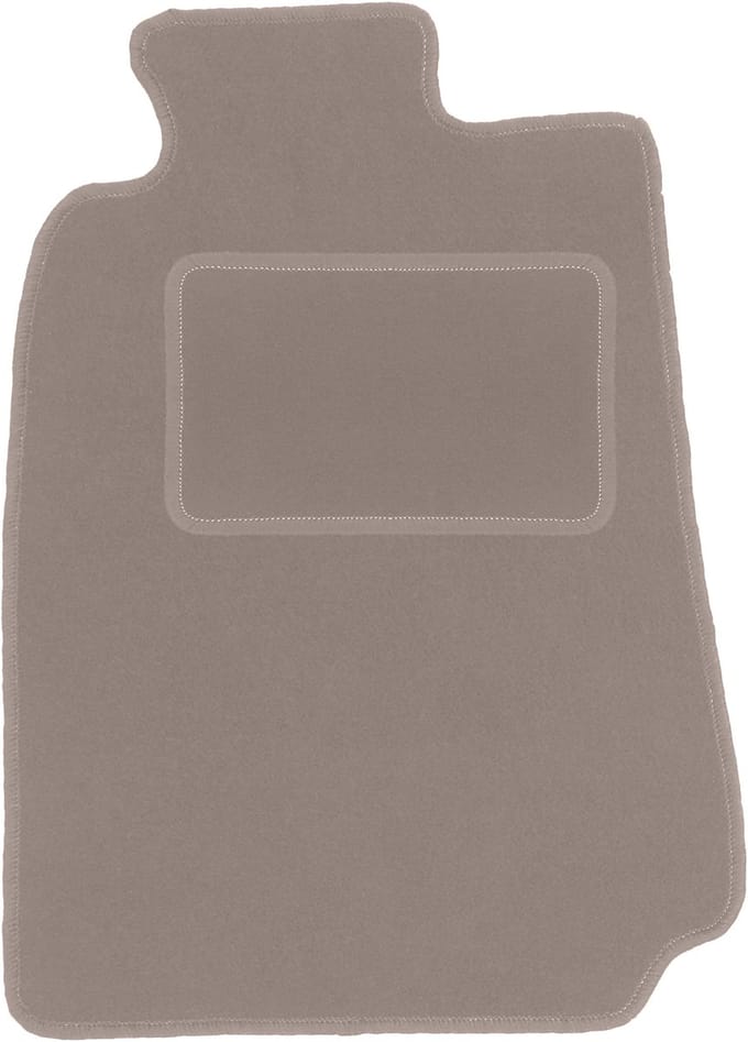Beige bestuurdersmat voor: Mercedes CLK W208 coupé (1997-2003)