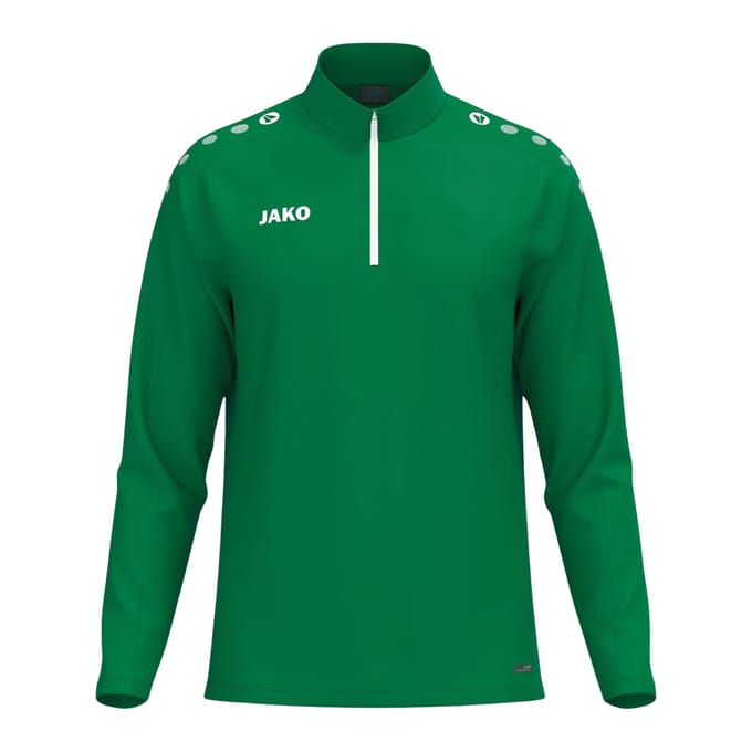 Jako One Ziptop Kinderen - Sportgroen | Maat: 140