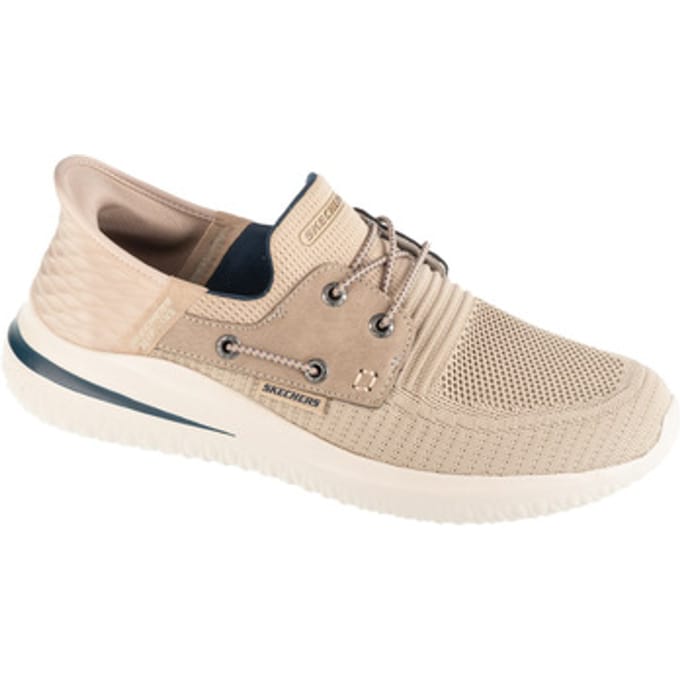 Skechers Slip-Ins: Delson 3.0 - Roth, Mannen, Beige, Sneakers, maat: 41