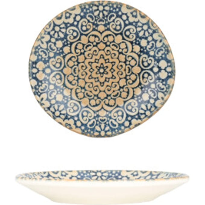 Bonna Dessertbord - Alhambra - Porselein - 15 cm - set van 6