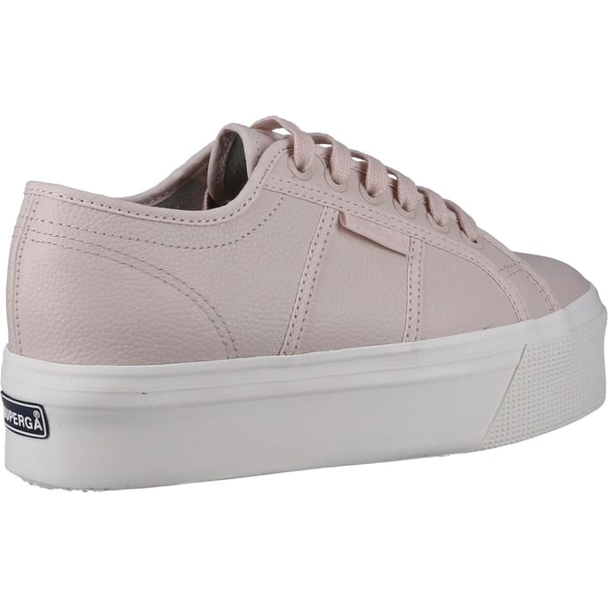 Superga 2790 Leren Vrouwen Roze Amandel Trainers