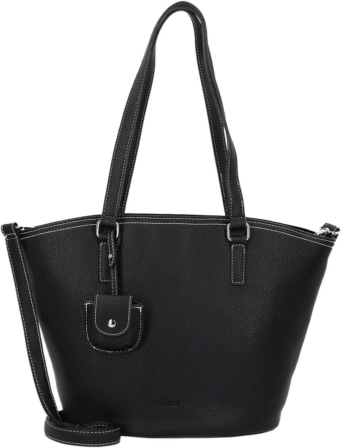 Gabor schoudertas utensil zak Layla Zip Shopper Black zwart