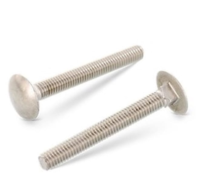 Slotbout M6 x 100 DIN 603 RVS A2 (100 stuks)