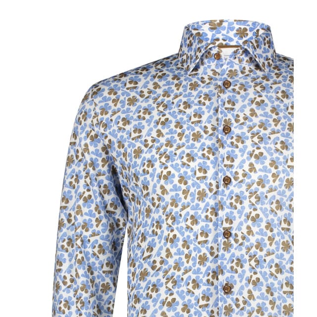 Blue Industry Het bloemenprint overhemd |