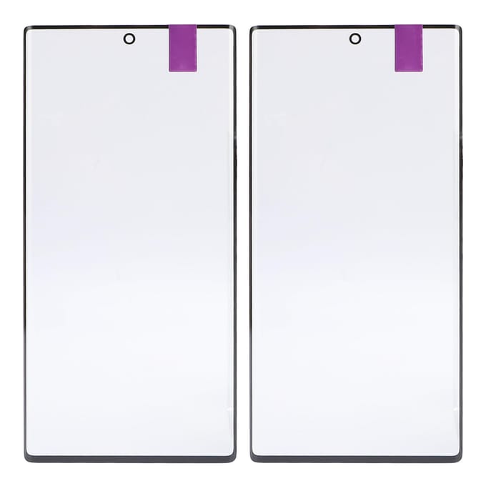 2 Stuks Schermglas Vervanging voor Galaxy Note 10 Plus Voorste Buitenste Lens Glas Scherm met OCA