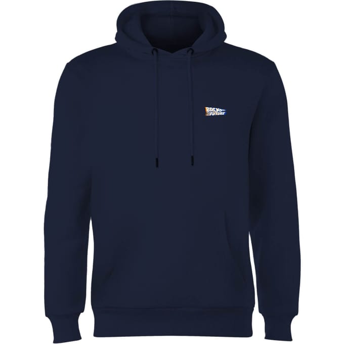Back To The Future Hoodie - Navy - M