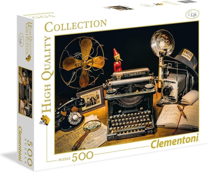 Clementoni Legpuzzel Typmachine Karton 500 Stukjes