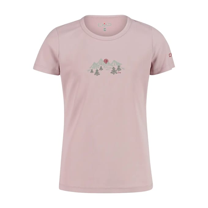 T-shirt techniek bedrukt meisje CMP