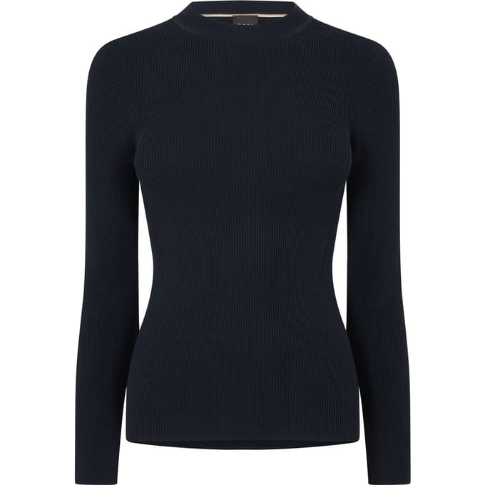 Boss Febisan gebreid sweatshirt voor dames (Blauw)